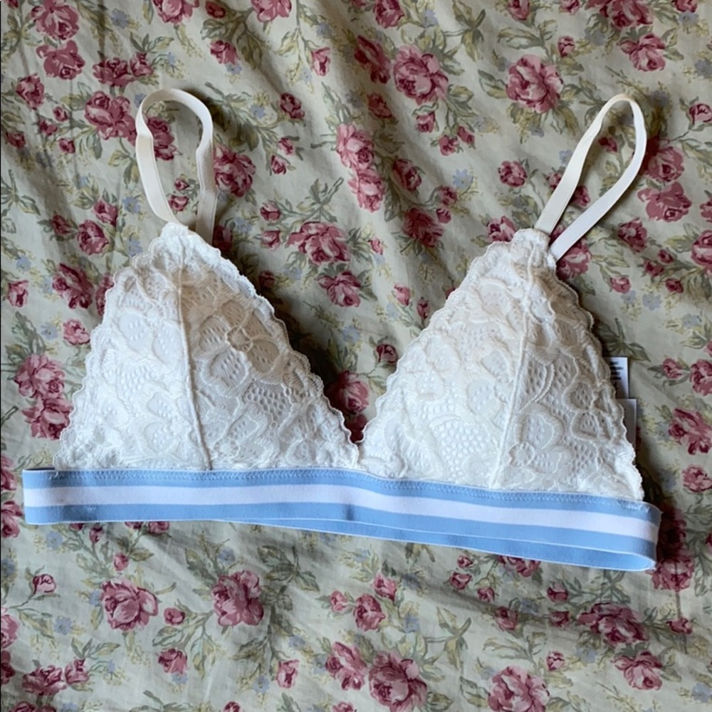 Aeropostale White Lace Bralette New Without Tags